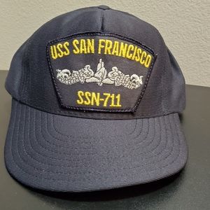 VTG USS San Francisco SSN-711 US Navy Snapback Hat‎